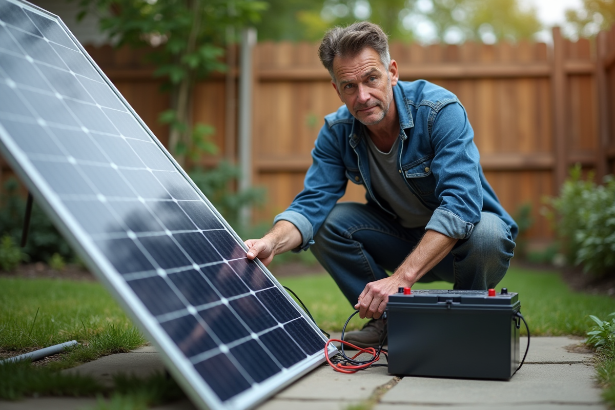 Puissance de batterie nécessaire pour un panneau solaire de 400W